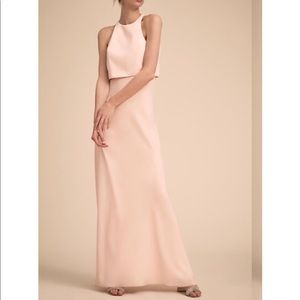 BHLDN Jill by Jill Stuart Iva Crepe Maxi in Powder